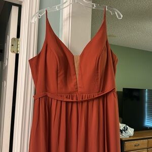 Terracotta Bridesmaid Dress, Size XL, *NEVER WORN*